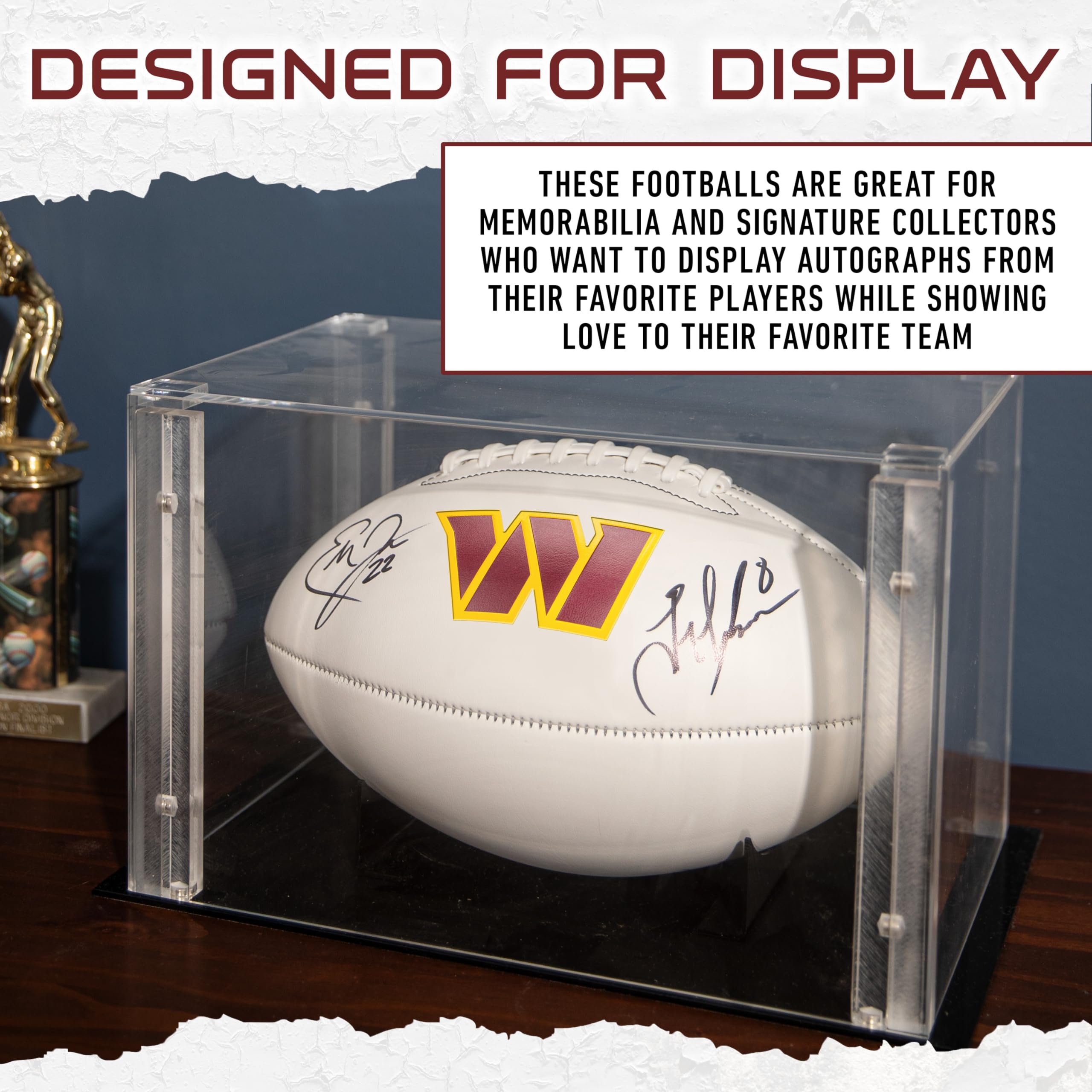 Foto 6 pulgar | Autógrafo De Football Franklin Sports Nfl Washington Commanders - Venta Internacional.