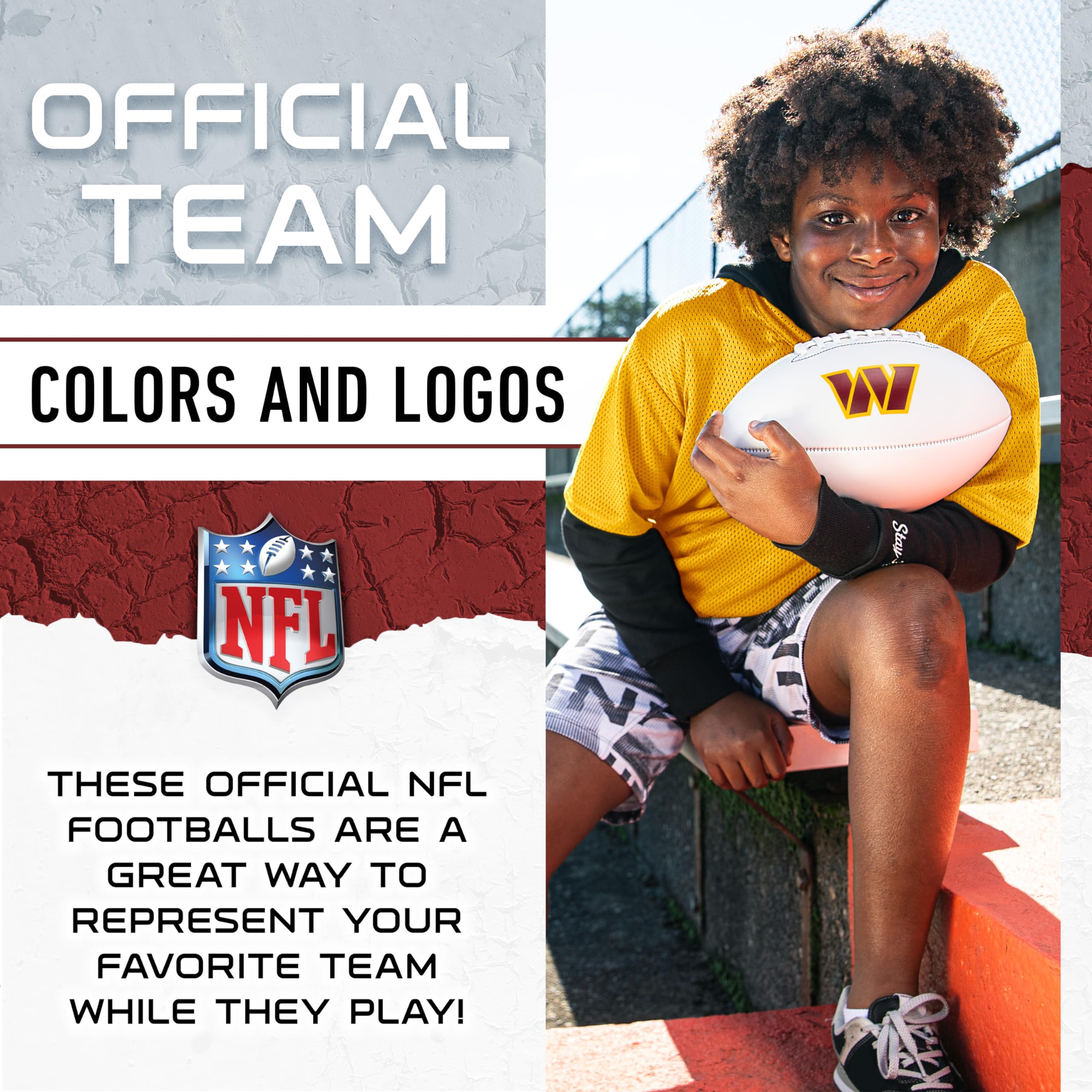 Foto 8 pulgar | Autógrafo De Football Franklin Sports Nfl Washington Commanders - Venta Internacional.