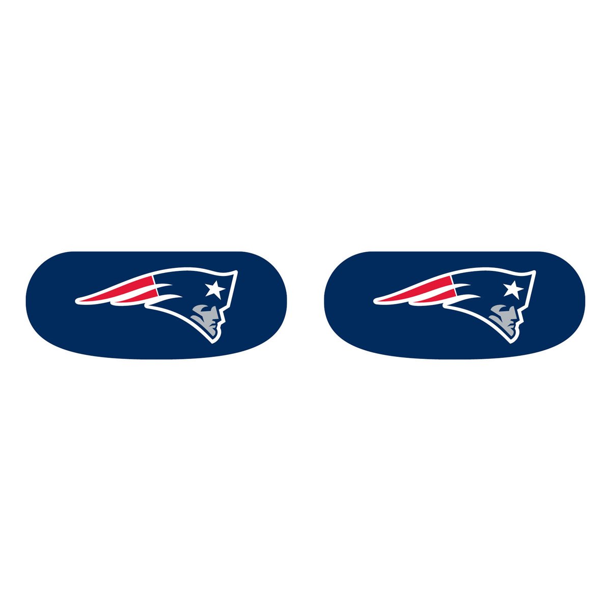 Pegatinas Negras Con Diseño De Ojos The Party Animal Nfl New England Patriots - Venta Internacional.