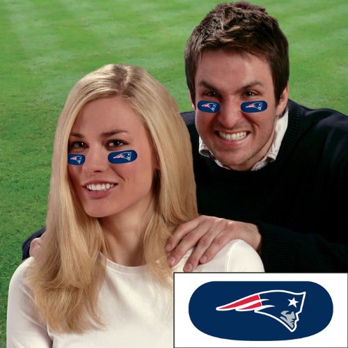 Foto 3 pulgar | Pegatinas Negras Con Diseño De Ojos The Party Animal Nfl New England Patriots - Venta Internacional.