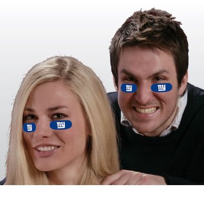 Foto 3 | Pegatinas Negras Con Diseño De Ojos The Party Animal Nfl New England Patriots - Venta Internacional.