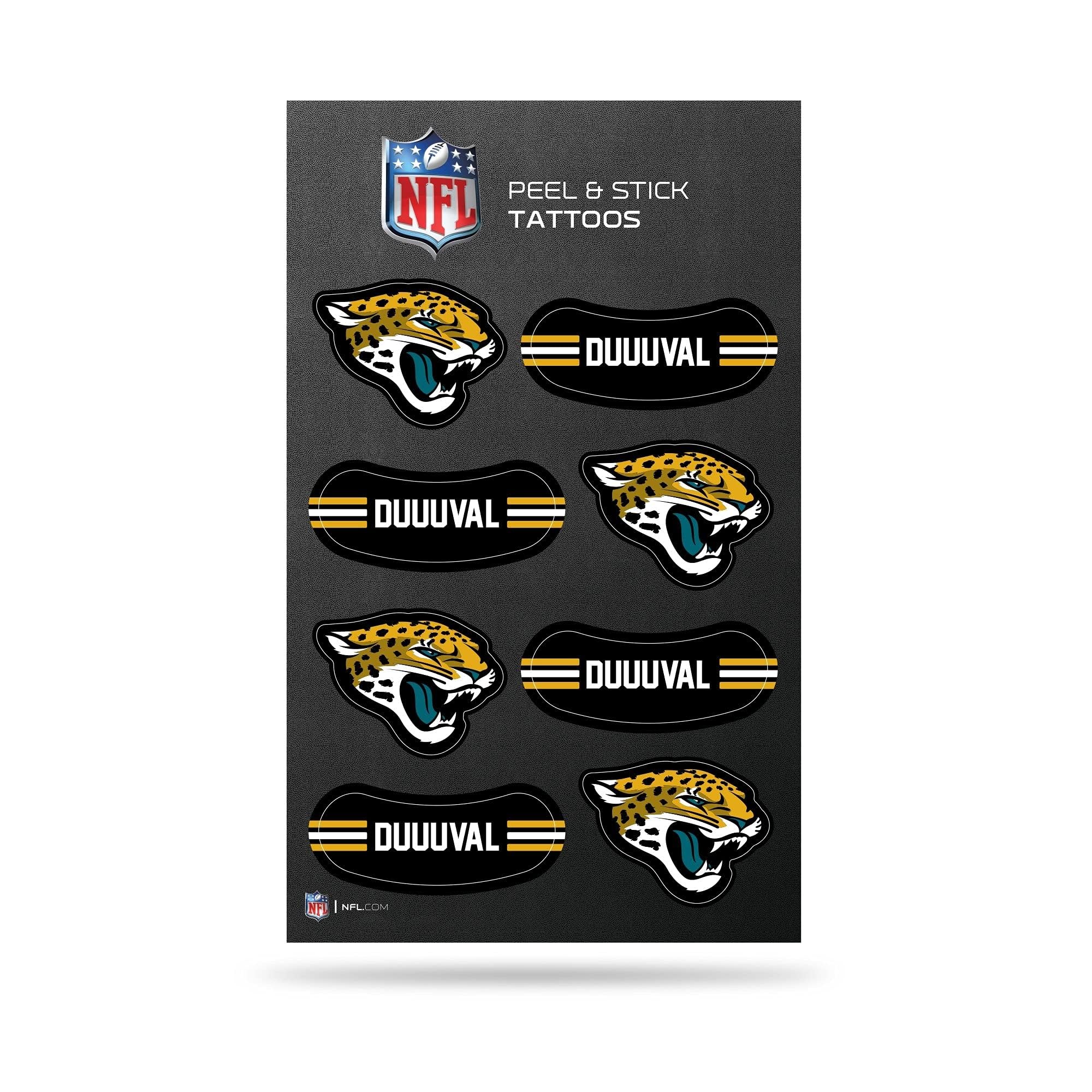 Tatuajes Pequeños De Rico Industries Nfl Jacksonville Jaguars - Venta Internacional.