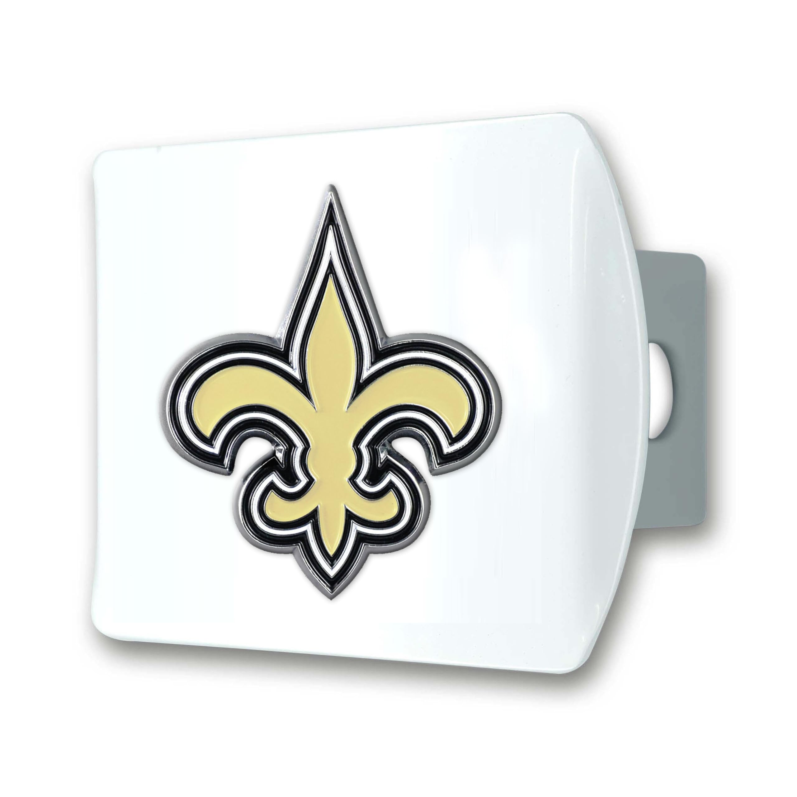 Funda De Enganche Fanmats Nfl New Orleans Saints Blanca Con Logotipo 3d - Venta Internacional.