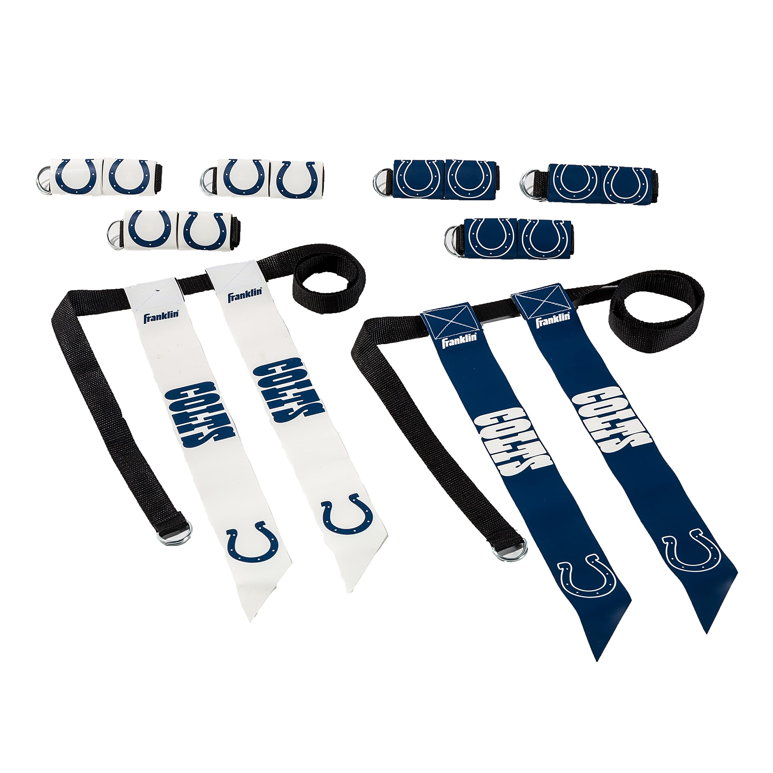 Foto 2 pulgar | Set Con Bandera De Fútbol Americano Franklin Sports Nfl Indianapolis Colts - Venta Internacional.