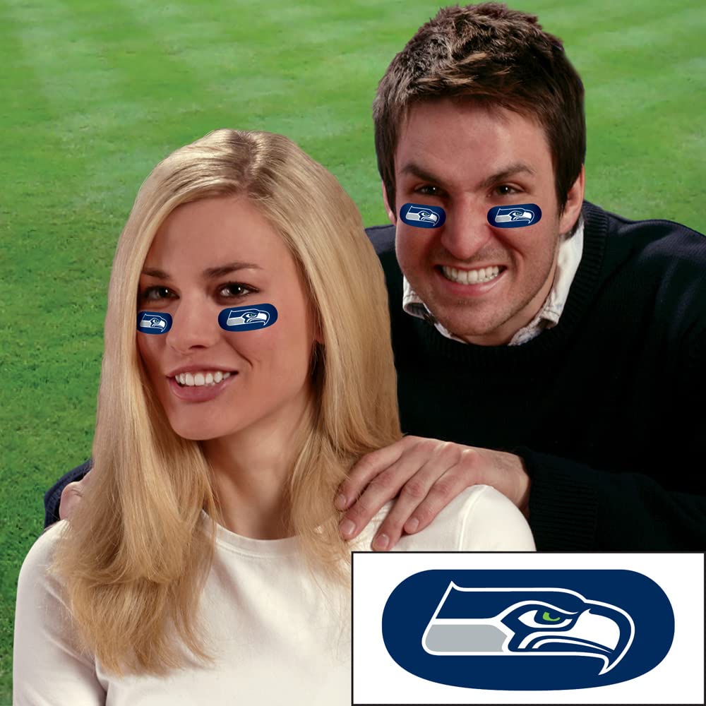 Foto 3 pulgar | Pegatinas Negras Con Diseño De Ojos The Party Animal Nfl Seattle Seahawks - Venta Internacional.