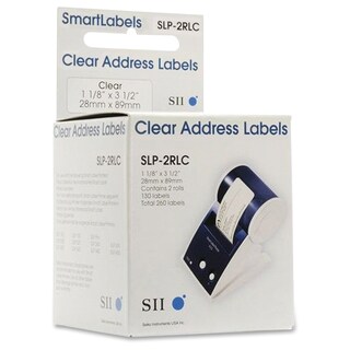 Foto 1 | Etiquetas De Dirección Seiko Instruments Transparentes Para Impresora De Etiquetas Inteligente - Venta Internacional.
