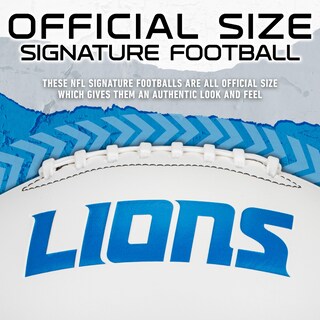 Foto 4 | Autógrafo De Football Franklin Sports Nfl Detroit Lions - Venta Internacional.