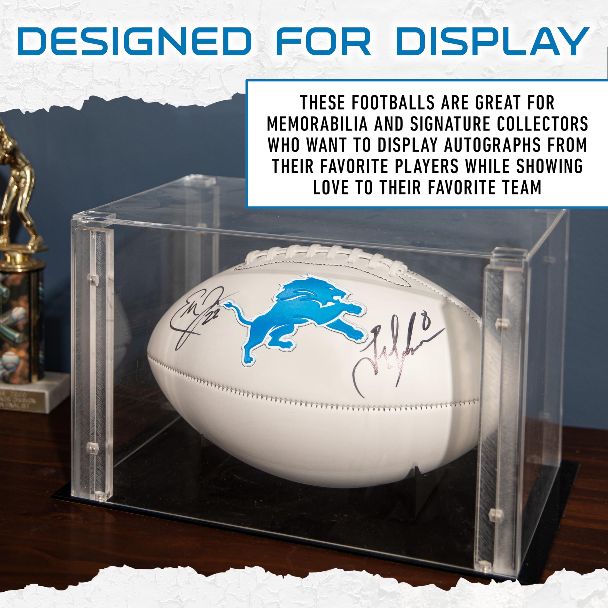 Foto 6 pulgar | Autógrafo De Football Franklin Sports Nfl Detroit Lions - Venta Internacional.