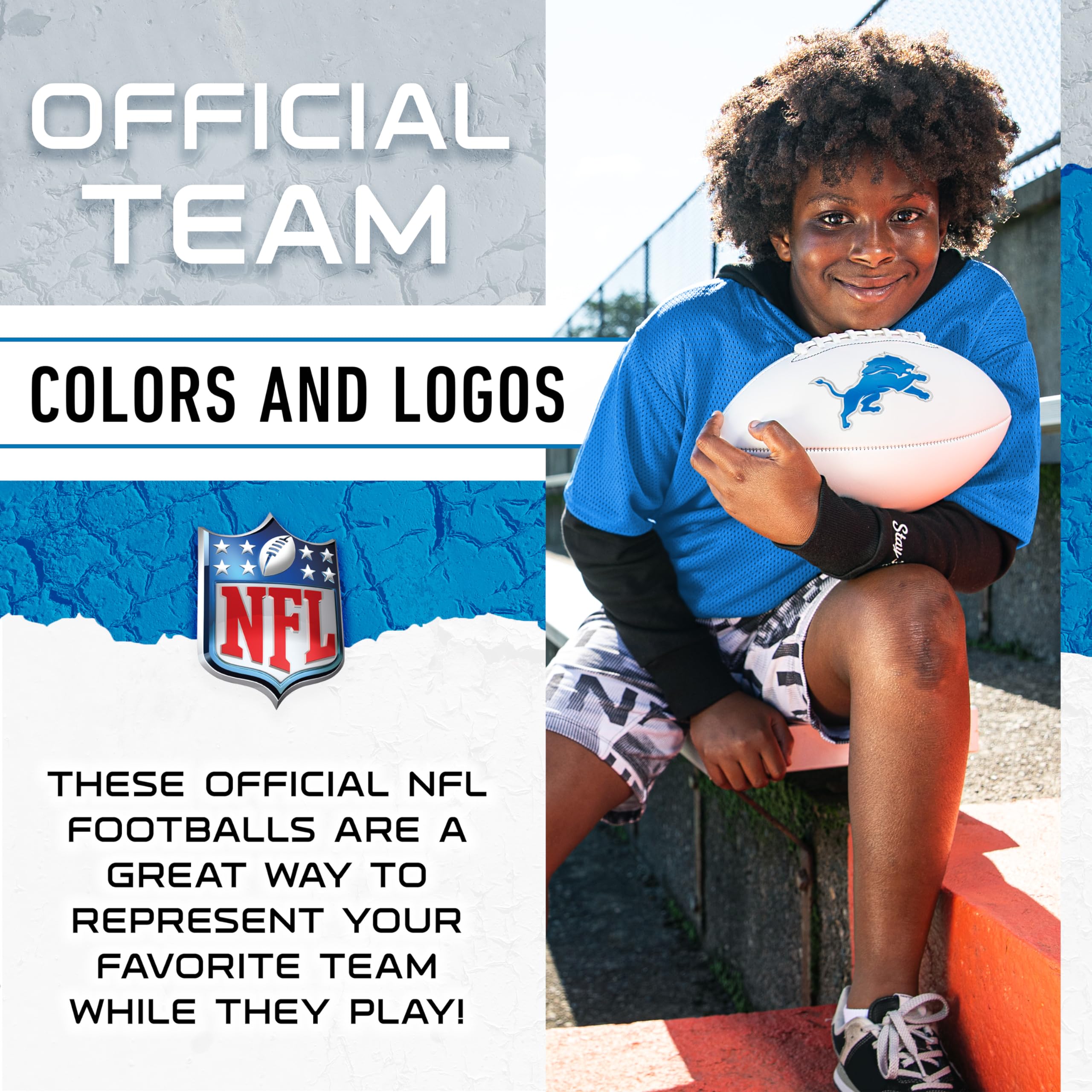 Foto 8 pulgar | Autógrafo De Football Franklin Sports Nfl Detroit Lions - Venta Internacional.