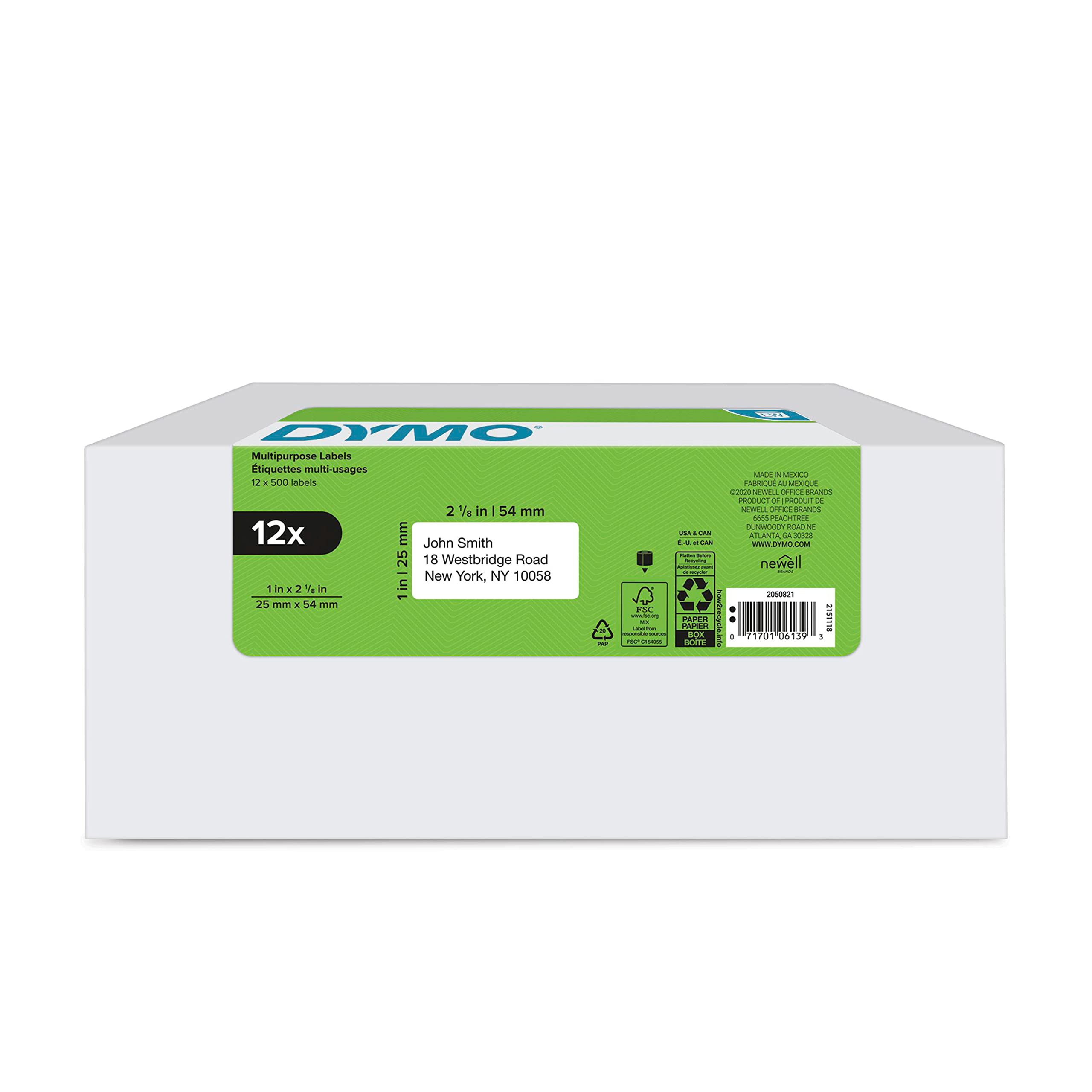 Foto 1 | Etiquetas Dymo Authentic Lw Multiusos Para Labelwriter - Venta Internacional.