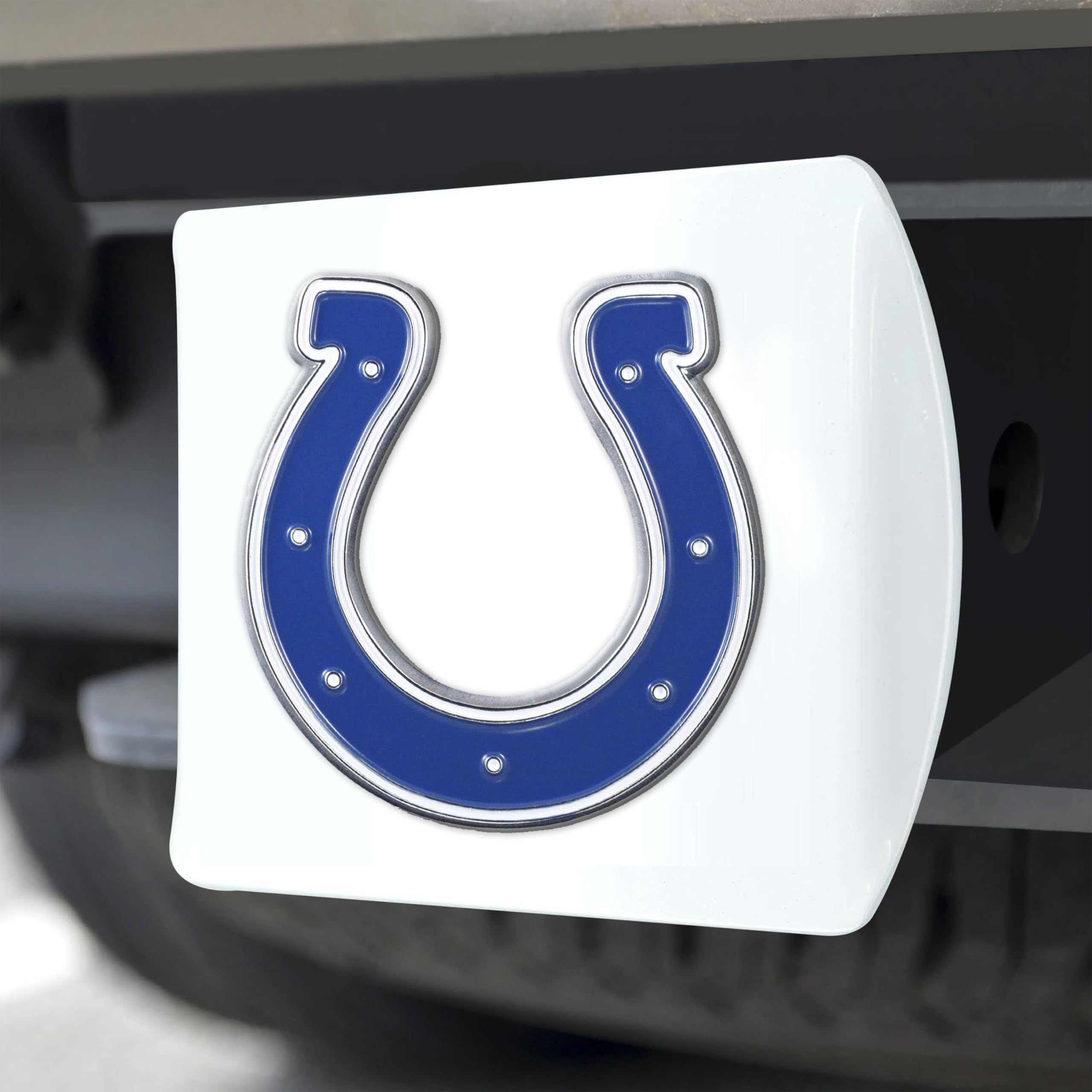 Foto 6 pulgar | Funda De Enganche Fanmats Nfl Indianapolis Colts Blanca Con Logotipo 3d - Venta Internacional.