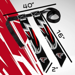 Foto 2 | Set Con Bandera De Fútbol Americano Franklin Sports Nfl Atlanta Falcons - Venta Internacional.