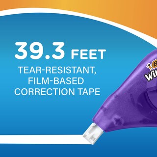 Foto 6 | Cinta Correctora Bic Wite-out Brand Ez Correct, 39,3 M, Paquete De 18 - Venta Internacional.