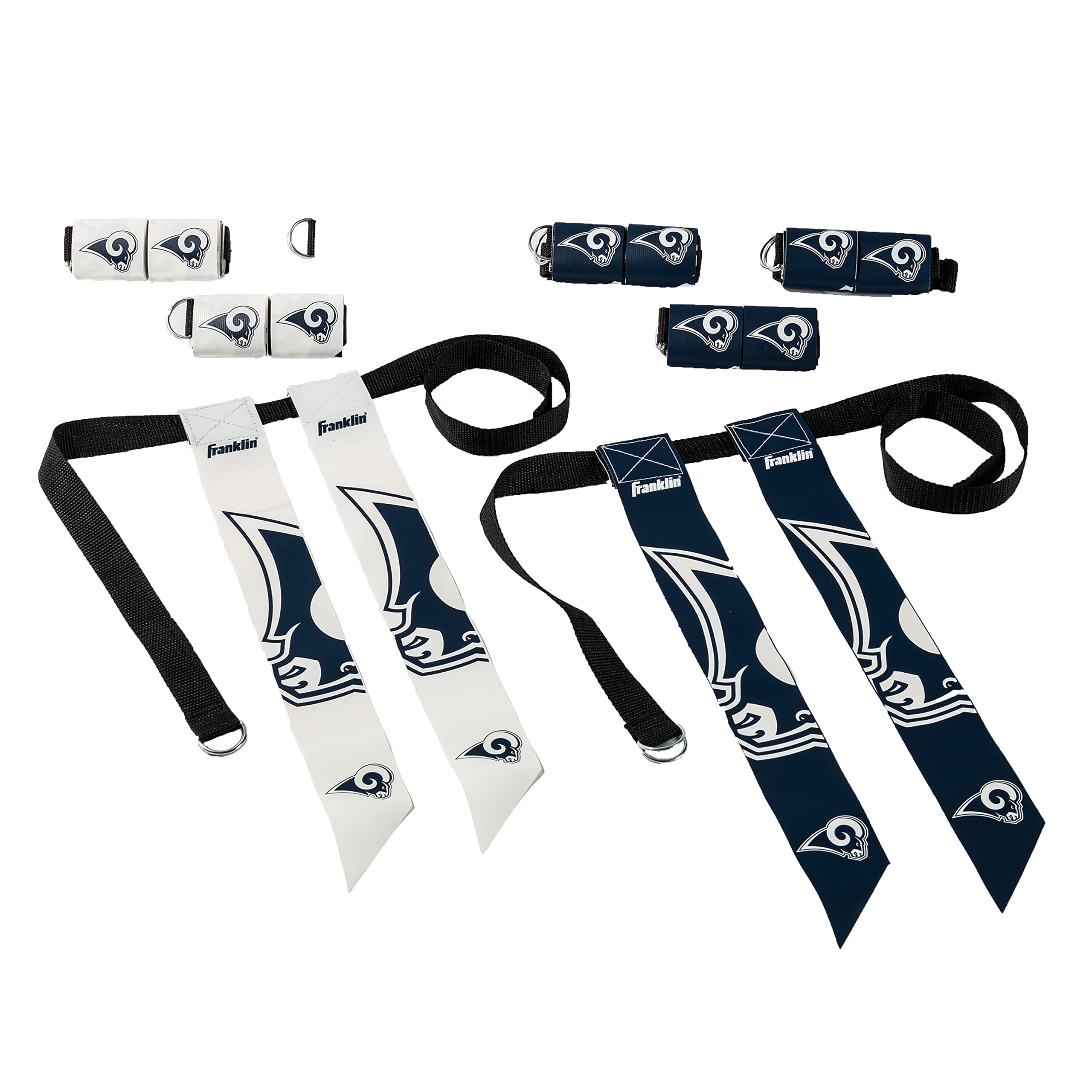 Foto 2 pulgar | Set Con Bandera De Fútbol Americano Franklin Sports Nfl Los Angeles Rams - Venta Internacional.