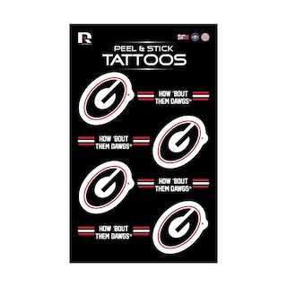 Foto 1 | Tatuajes Temporales Rico Industries Ncaa Georgia Bulldogs - Venta Internacional.