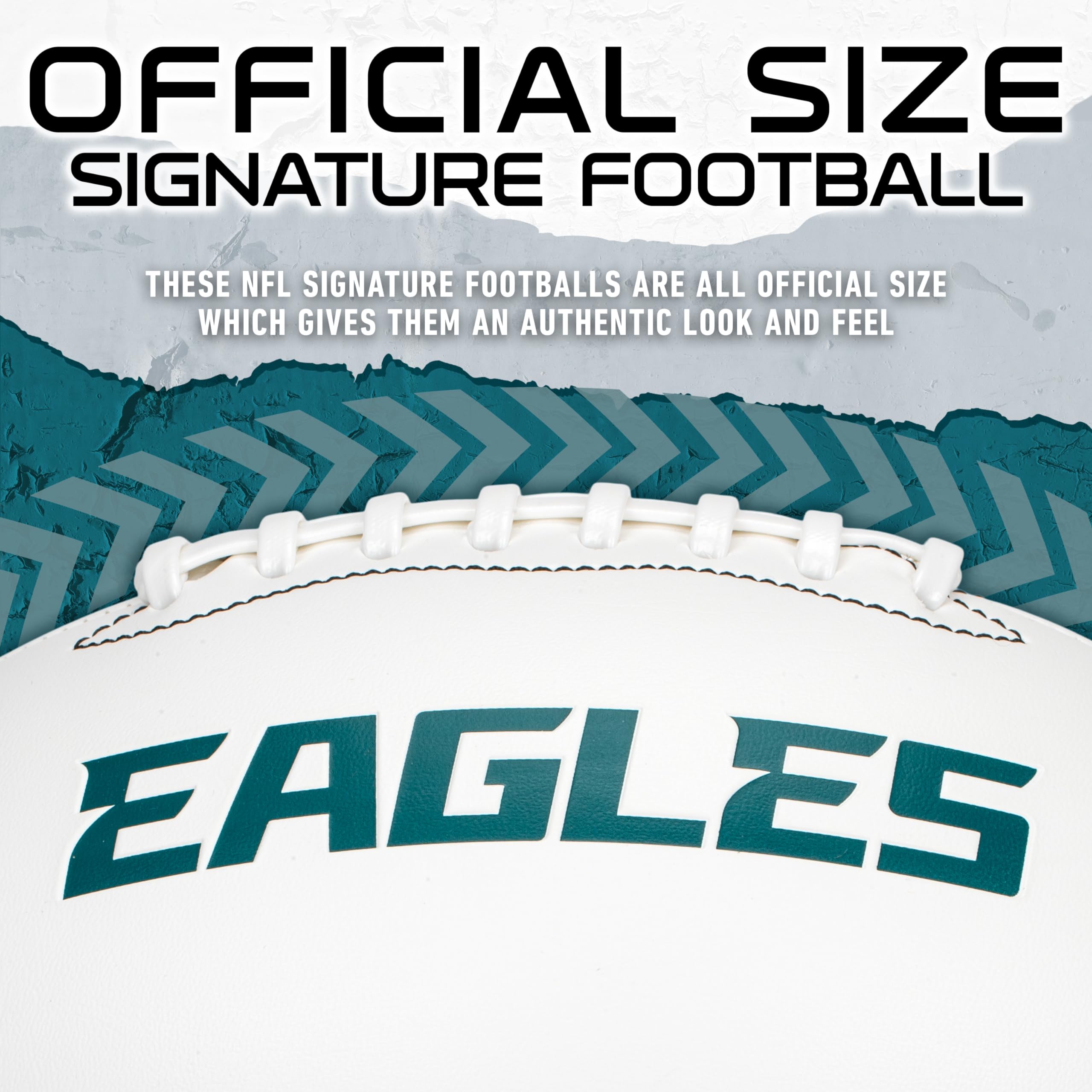 Foto 5 pulgar | Autógrafo De Football Franklin Sports Nfl Philadelphia Eagles - Venta Internacional.