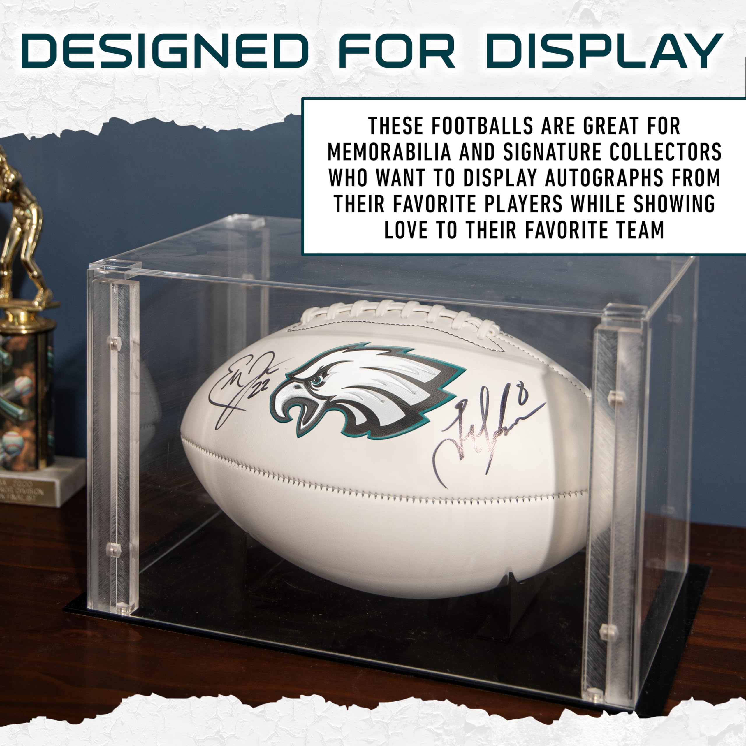 Foto 6 pulgar | Autógrafo De Football Franklin Sports Nfl Philadelphia Eagles - Venta Internacional.