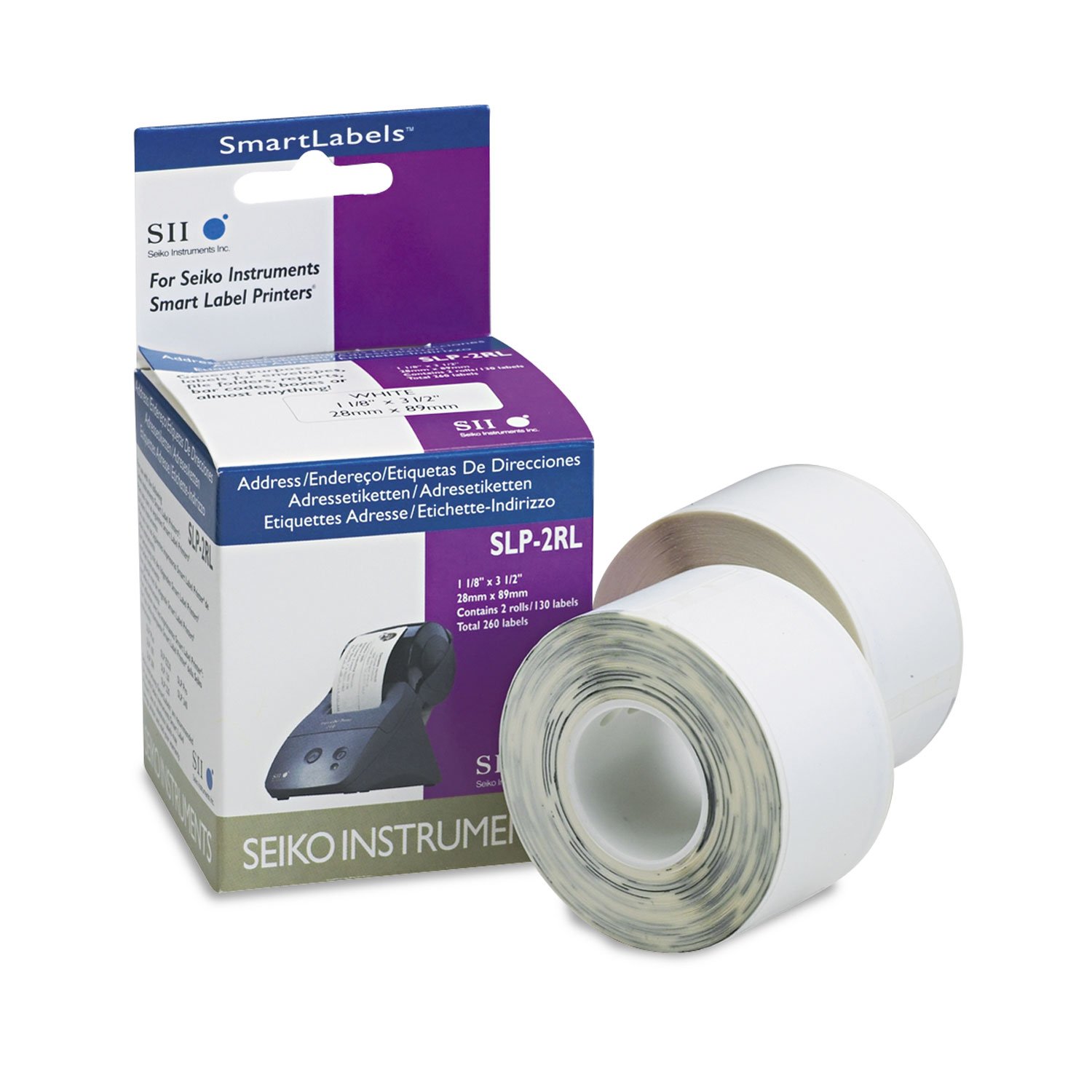 Impresora De Etiquetas Seiko Instruments Smart Label, Paquete Doble, Blanca - Venta Internacional.
