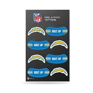 Foto 1 | Tatuajes Temporales Rico Industries Nfl Football Chargers - Venta Internacional.