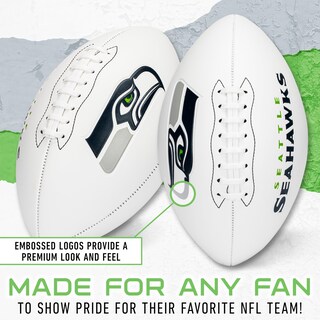 Foto 3 | Autógrafo De Football Franklin Sports Nfl Seattle Seahawks - Venta Internacional.
