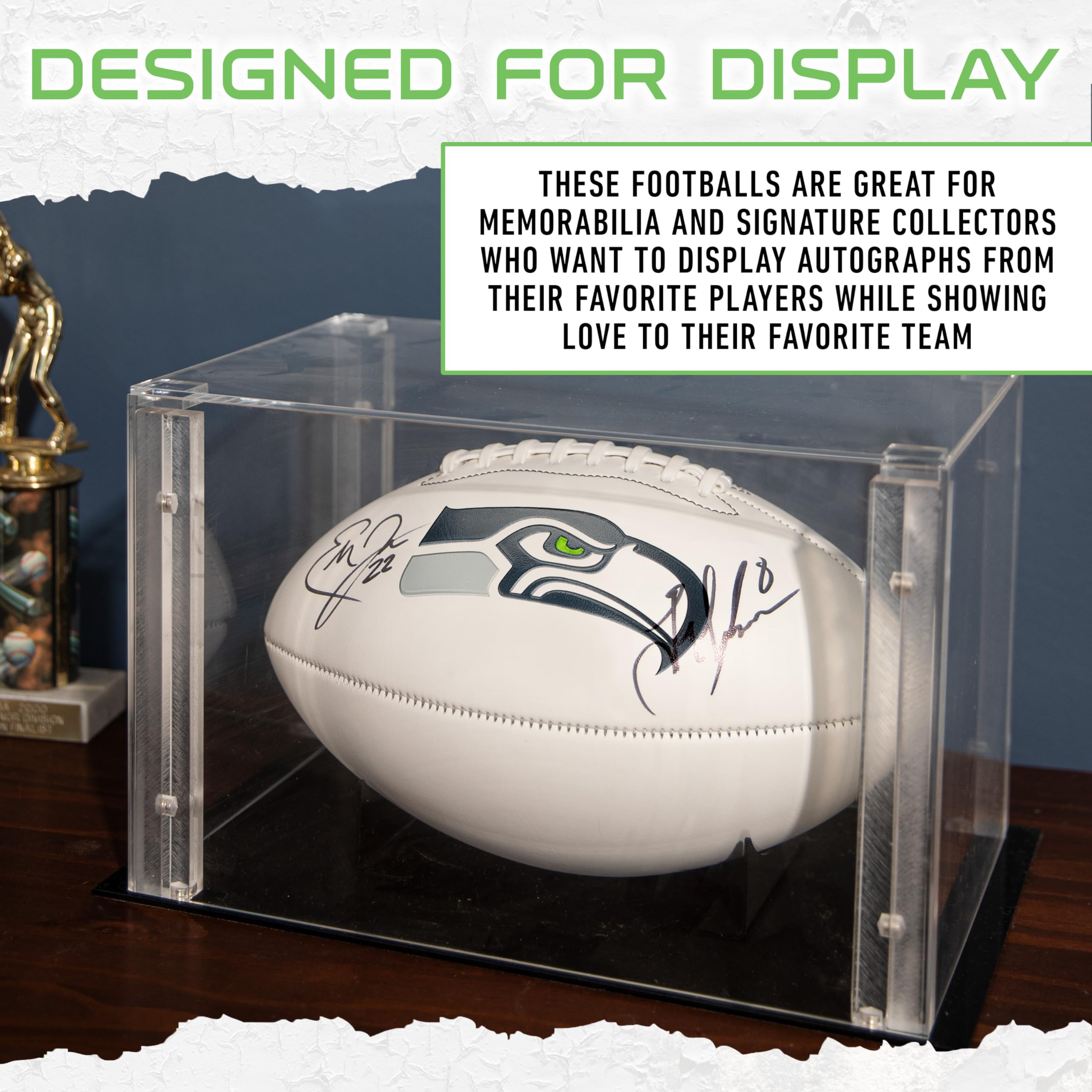 Foto 6 pulgar | Autógrafo De Football Franklin Sports Nfl Seattle Seahawks - Venta Internacional.
