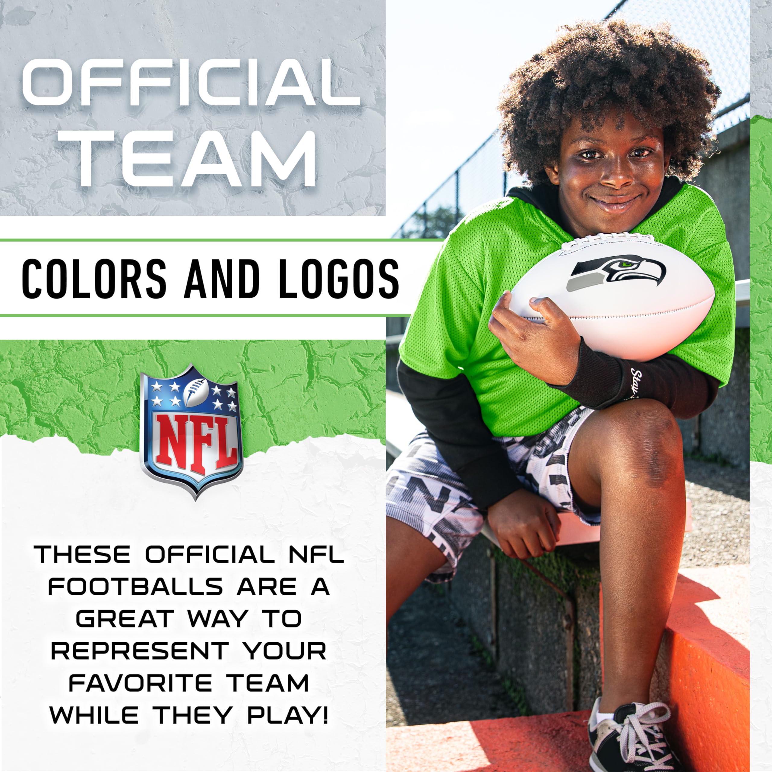 Foto 8 pulgar | Autógrafo De Football Franklin Sports Nfl Seattle Seahawks - Venta Internacional.
