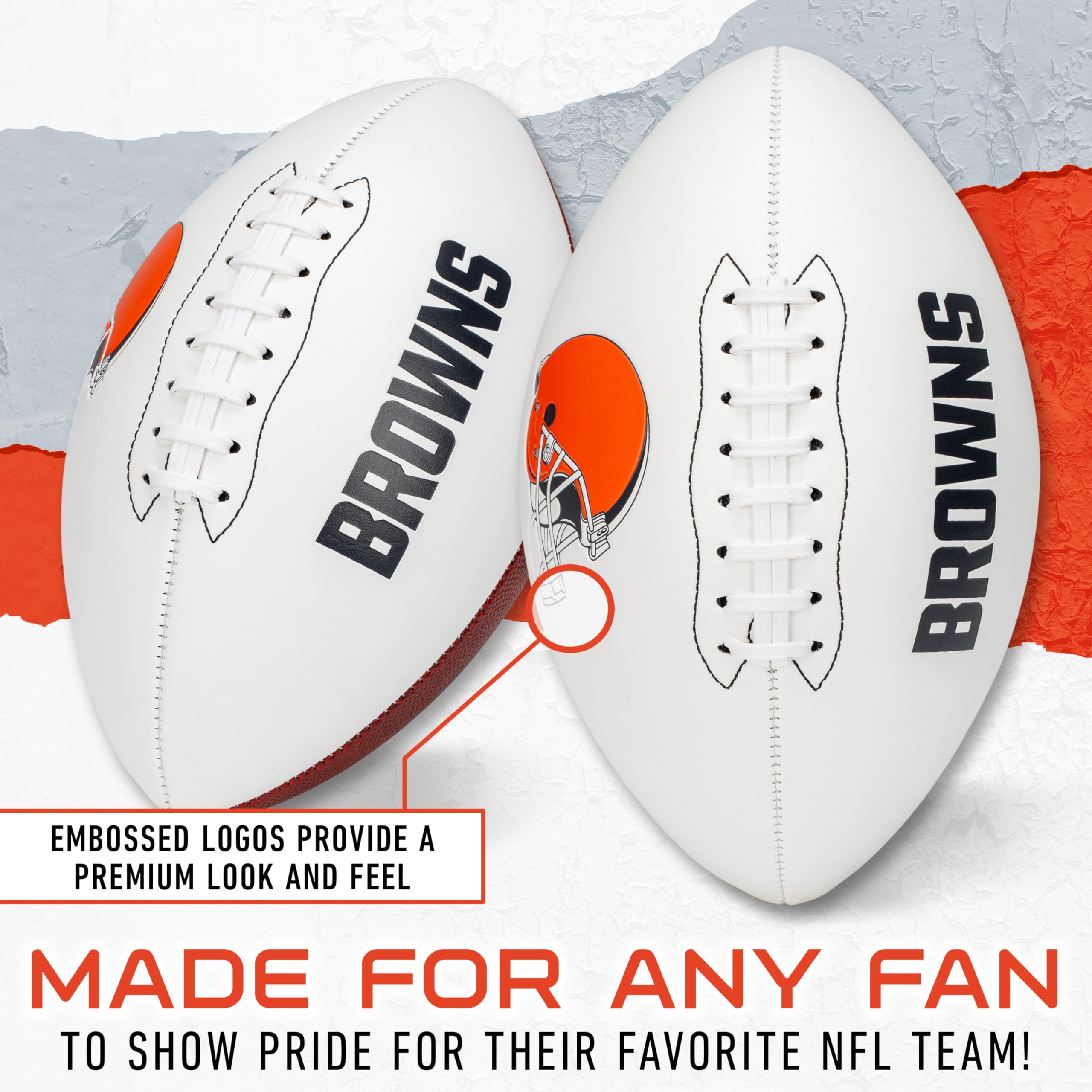 Foto 4 pulgar | Autógrafo De Football, Franklin Sports, Nfl, Cleveland Browns - Venta Internacional.