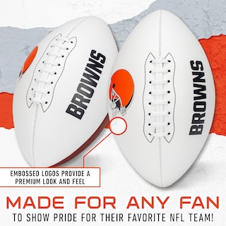 Foto 3 | Autógrafo De Football, Franklin Sports, Nfl, Cleveland Browns - Venta Internacional.