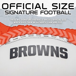 Foto 4 | Autógrafo De Football, Franklin Sports, Nfl, Cleveland Browns - Venta Internacional.