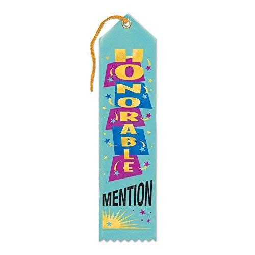 Foto 3 pulgar | Award Ribbons Beistle Tdg-1199-022735300743, 5 X 20 Cm, Paquete De 6 - Venta Internacional.