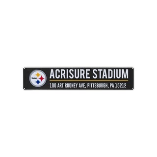 Foto 1 | Letrero Callejero Foco Nfl Stadium Con Licencia Oficial De 20 X 10 Cm - Venta Internacional.