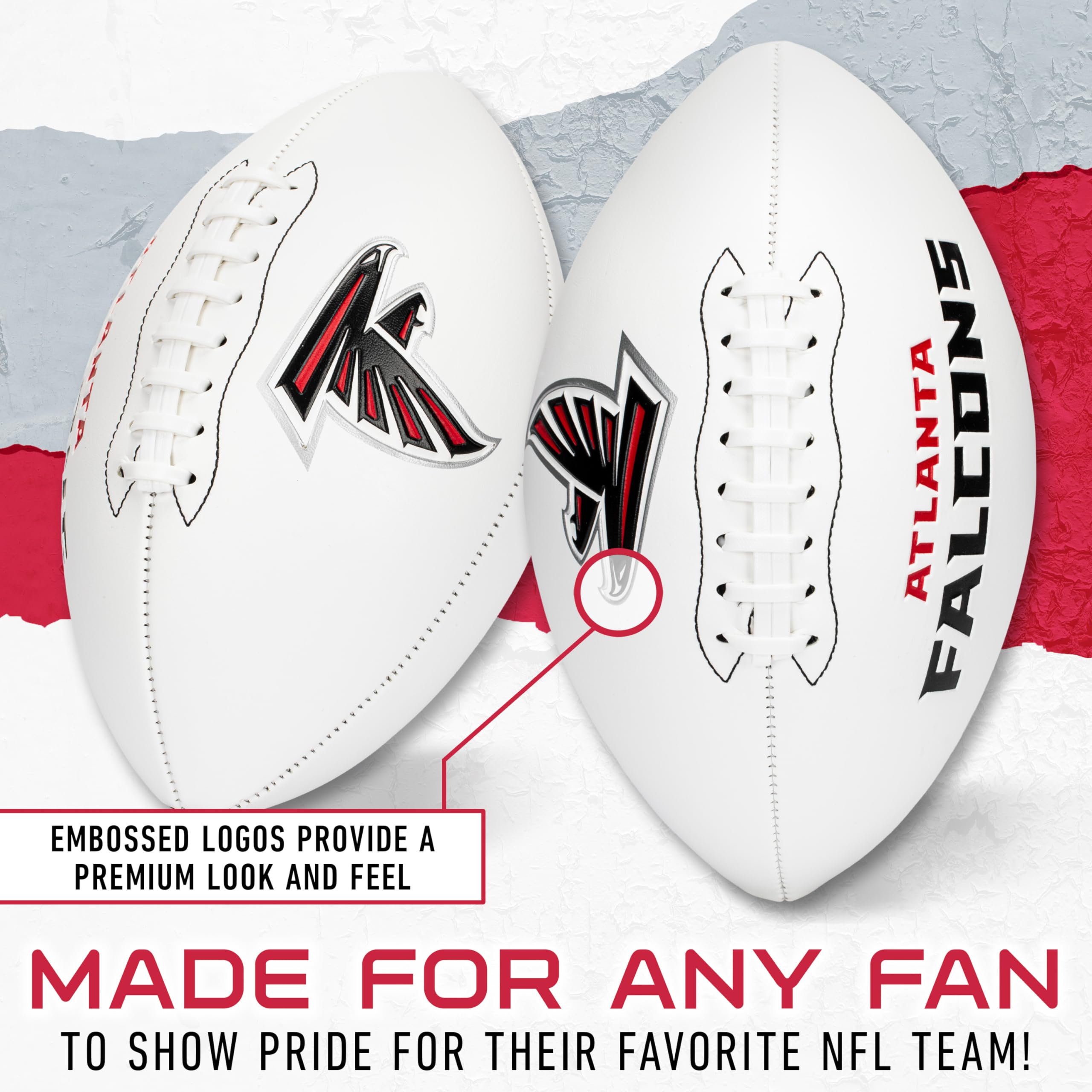 Foto 4 pulgar | Autógrafo De Football Franklin Sports Nfl Atlanta Falcons - Venta Internacional.