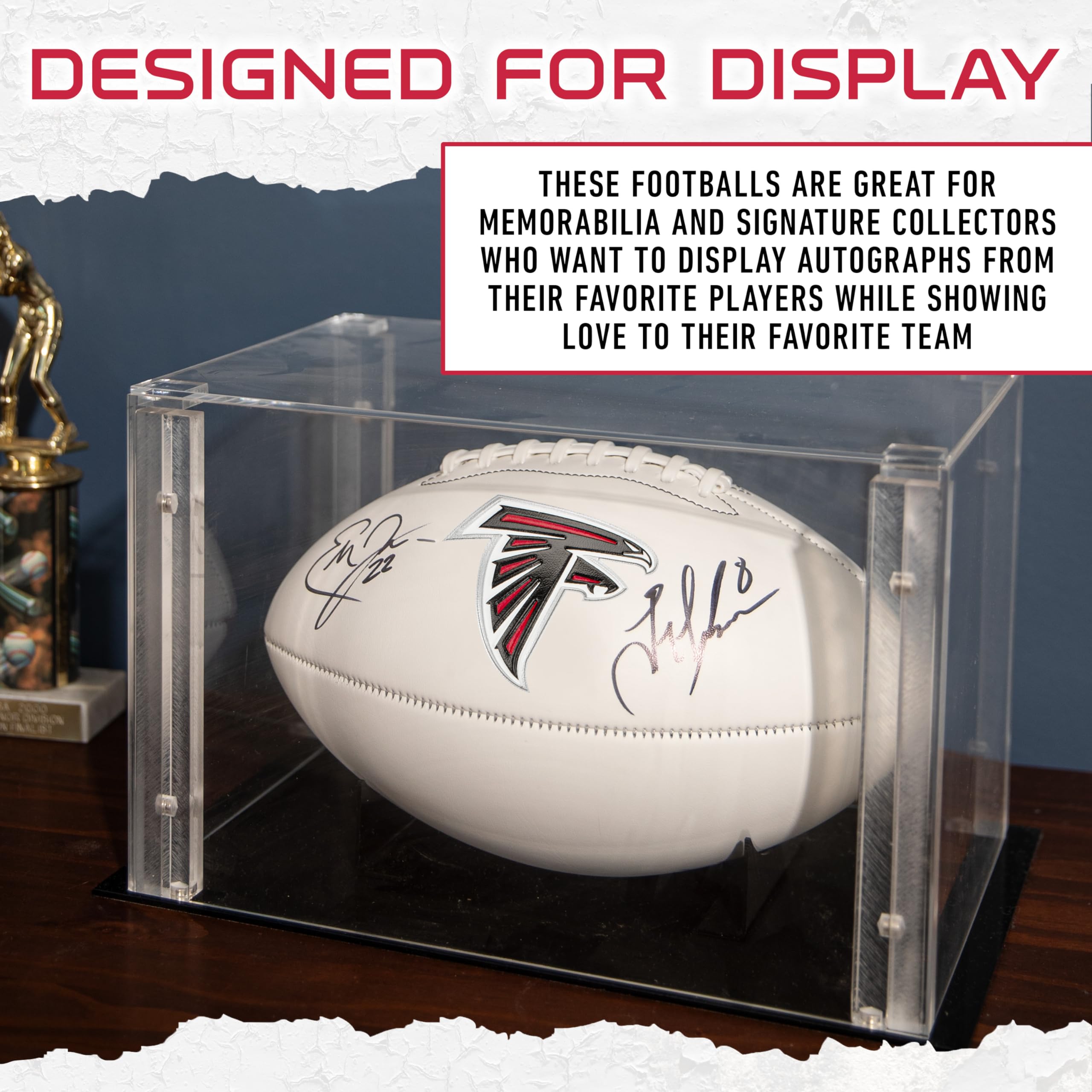Foto 6 pulgar | Autógrafo De Football Franklin Sports Nfl Atlanta Falcons - Venta Internacional.