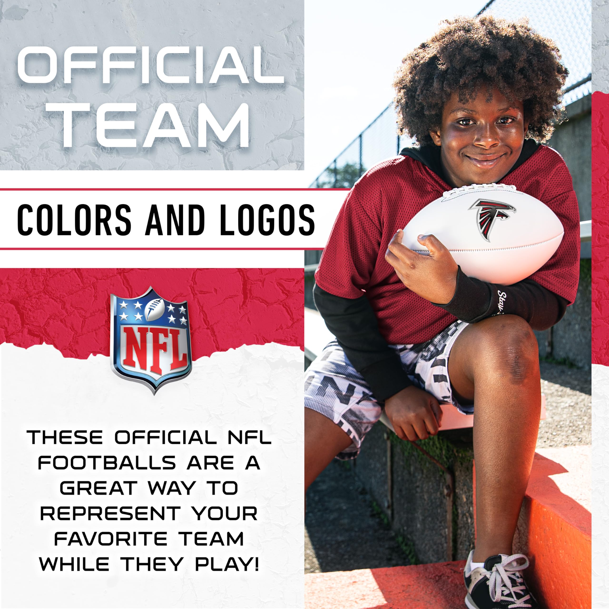 Foto 8 pulgar | Autógrafo De Football Franklin Sports Nfl Atlanta Falcons - Venta Internacional.