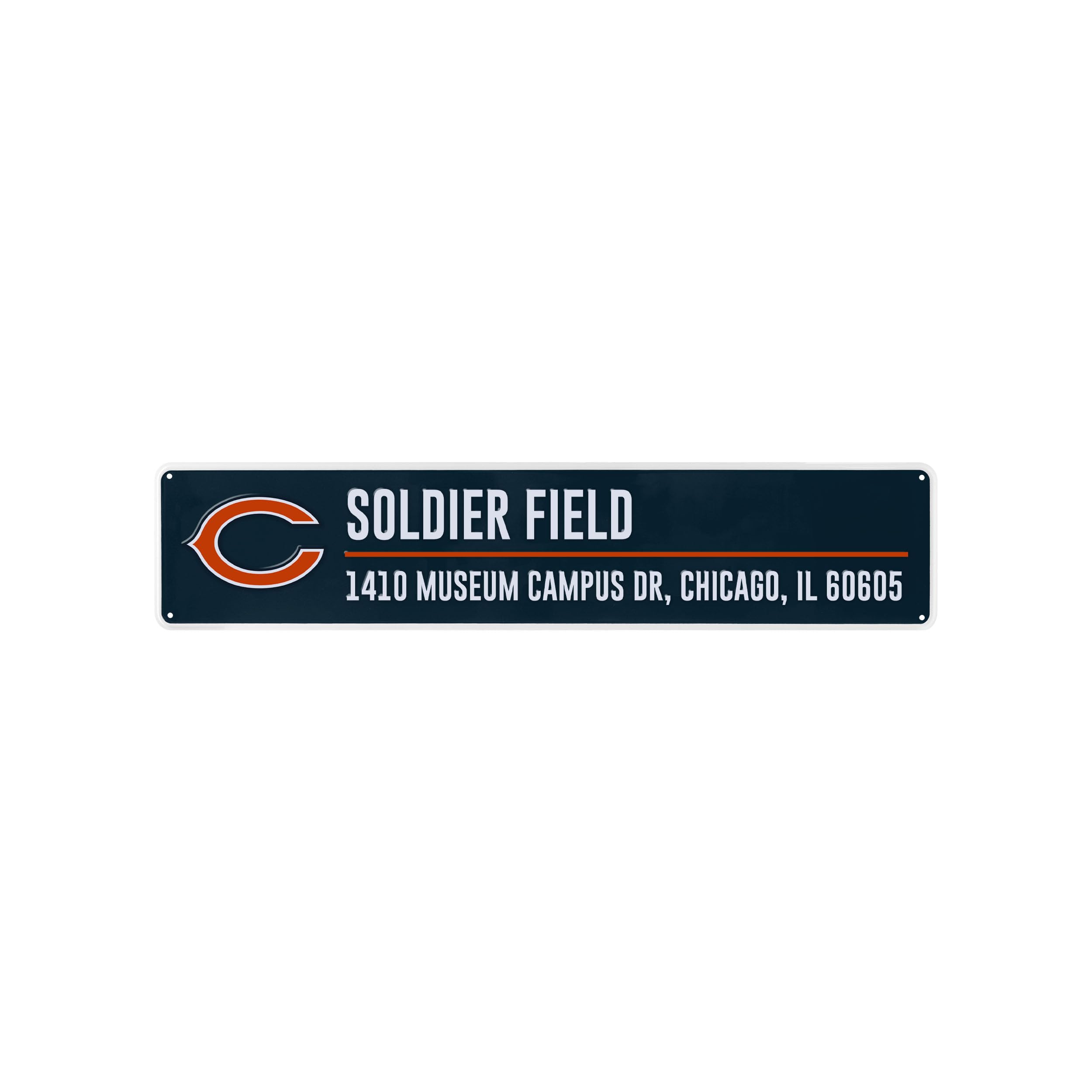 Foto 2 pulgar | Letrero Callejero Foco Nfl Stadium Con Licencia Oficial De 20 X 10 Cm - Venta Internacional.