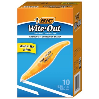 Foto 1 | Cinta Correctora Bic Wite-out Brand Exact Liner 19.8 Pies X 10 - Venta Internacional.
