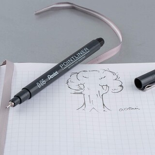 Foto 5 | Bolígrafo de Dibujo Pentel Arts Pointliner 0.3mm - Tinta Resistente al Agua
