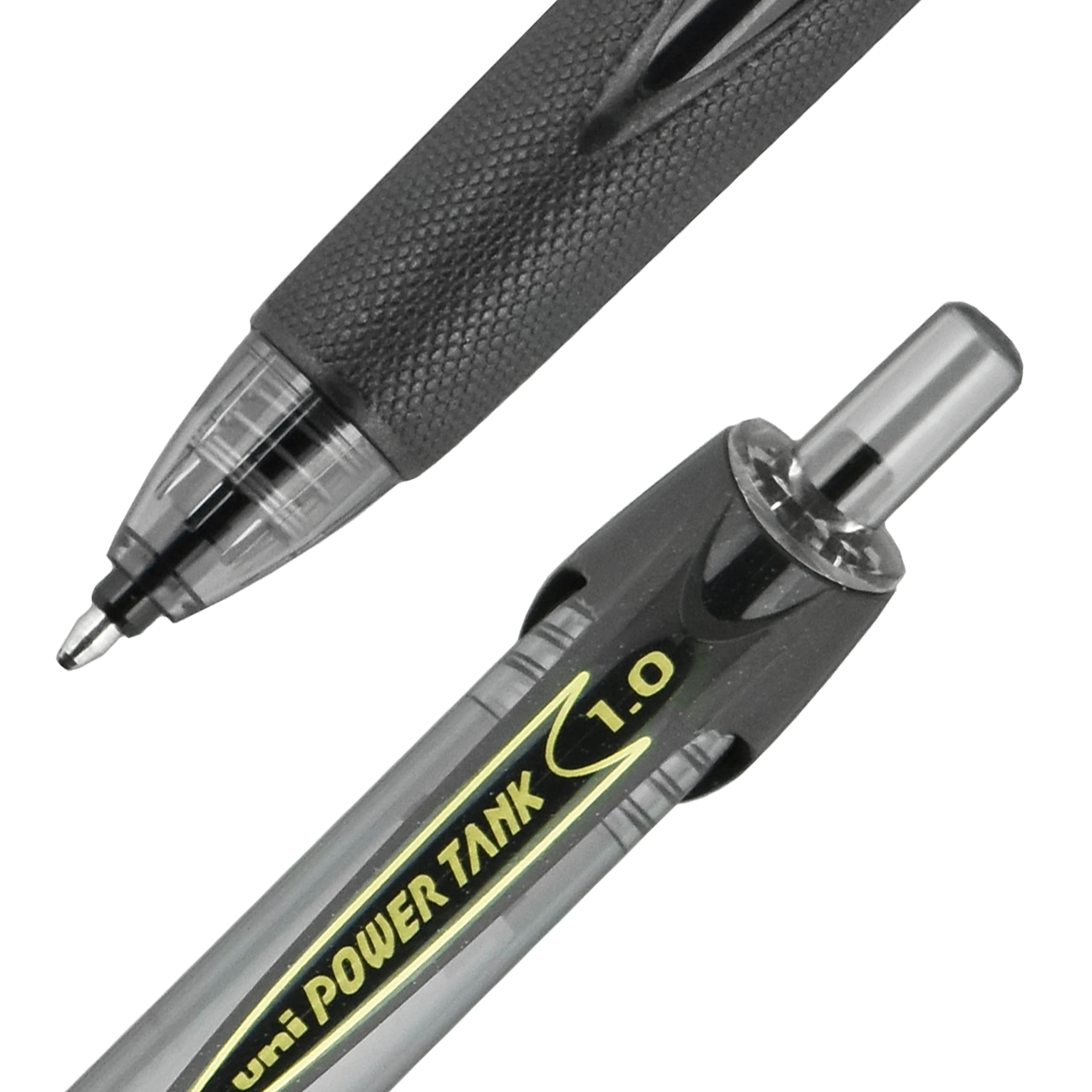 Foto 3 | Venta Internacional - Bolígrafo Uni-ball Powertank Rt Negro 1.0 Mm 12 Piezas