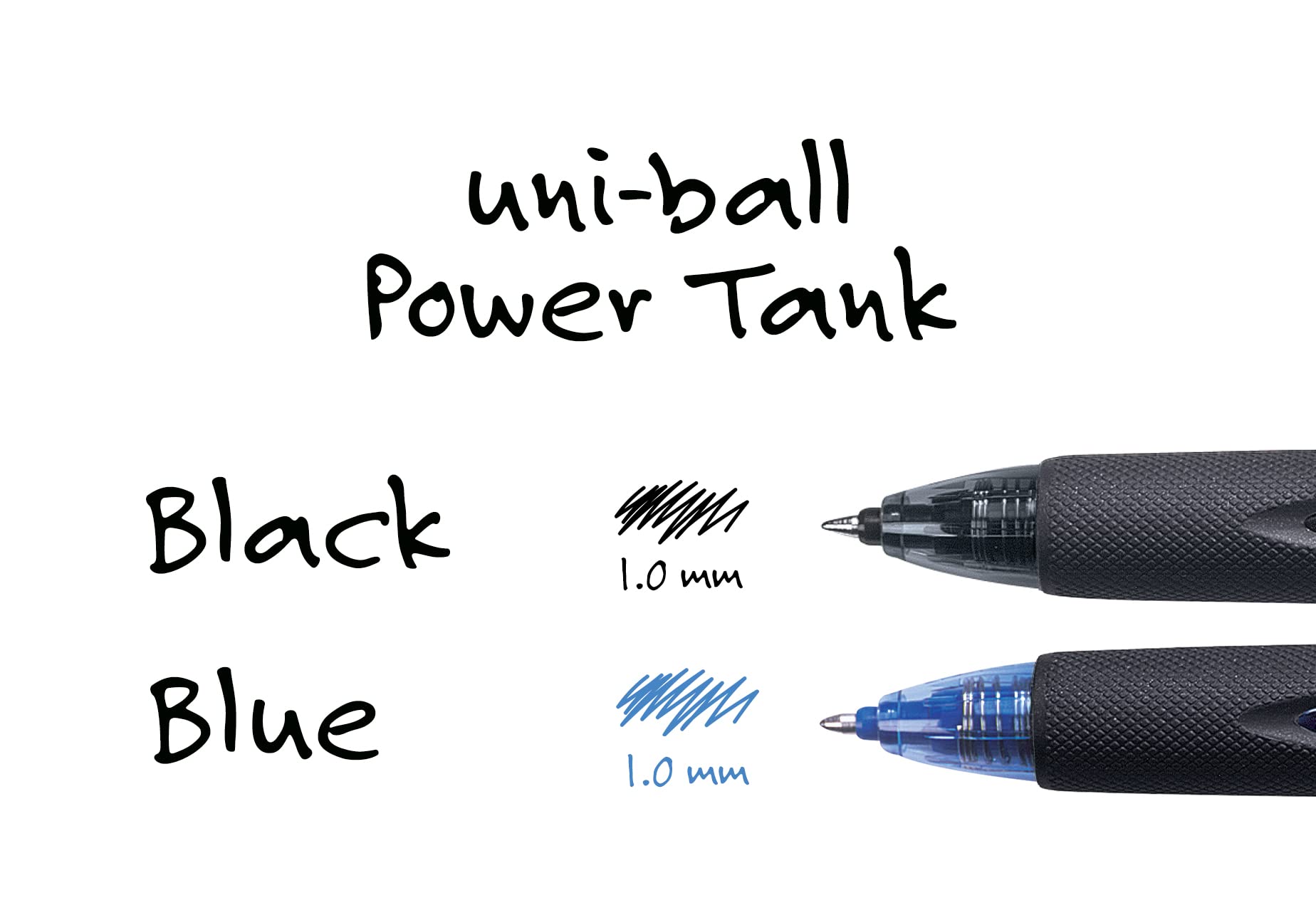 Foto 5 pulgar | Venta Internacional - Bolígrafo Uni-ball Powertank Rt Negro 1.0 Mm 12 Piezas