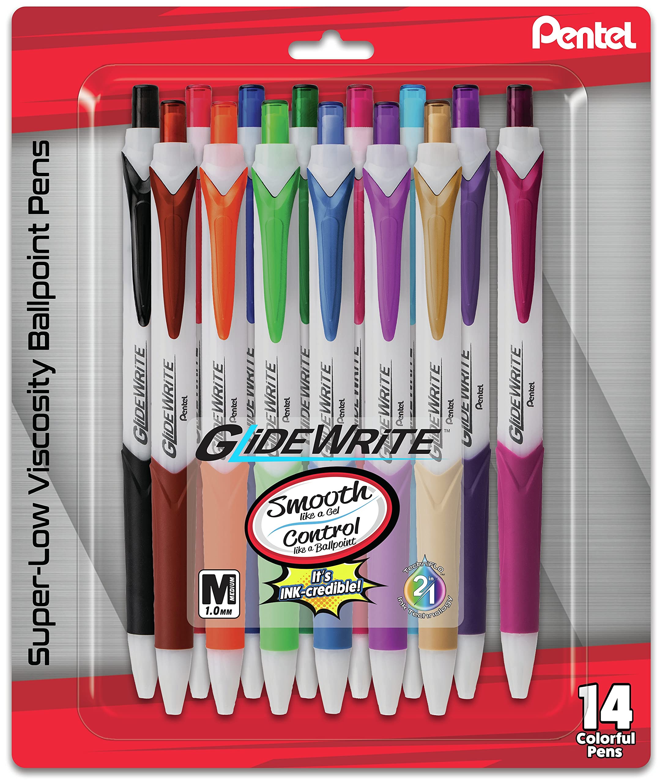 Foto 2 pulgar | Venta Internacional - Bolígrafo Pentel Glidewrite De 1.0 Mm