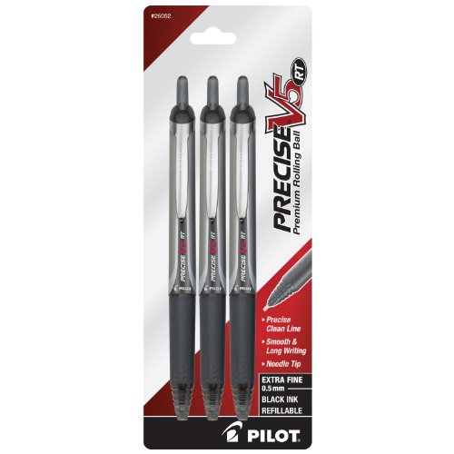 Foto 2 pulgar | Venta Internacional - Bolígrafo Pilot Precise V5 Rt Recargable Y Retráctil De 0,5 Mm, 3 Unidades