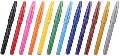 Foto 3 | Venta Internacional -Colores con Punta de Fieltro Pentel Pen Touch Ses15c-12 12 Piezas