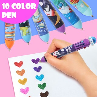 Foto 3 | Venta Internacional - Bolígrafo Yoytoo Multicolor 0,5 Mm 10 En 1 Para Oficina 6 Unidades