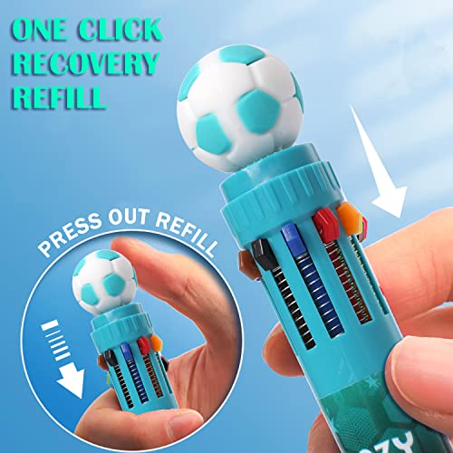 Foto 4 | Venta Internacional - Bolígrafo Yoytoo Multicolor 0,5 Mm 10 En 1 Para Oficina 6 Unidades