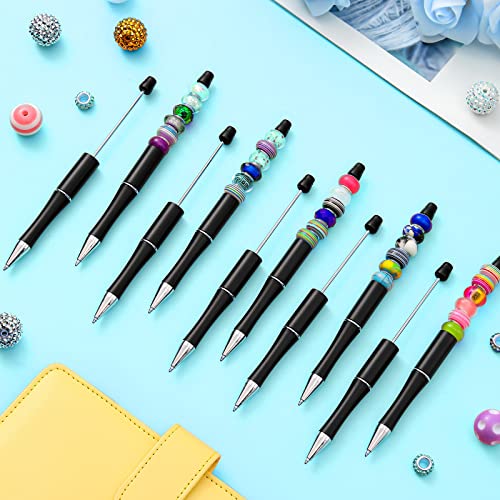 Foto 2 | Venta Internacional - Bolígrafo Beadable Outus De Plástico 10 Unidades Con Recambios Adicionales Color Negro