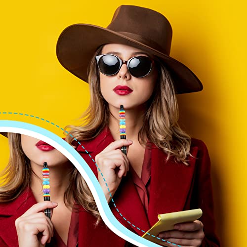 Foto 6 pulgar | Venta Internacional - Bolígrafo Beadable Outus De Plástico 10 Unidades Con Recambios Adicionales Color Negro