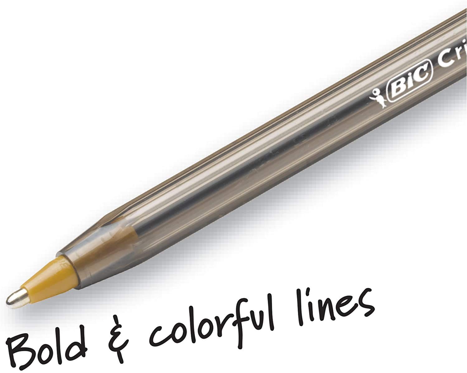 Foto 7 pulgar | Venta Internacional - Bolígrafos BIC Cristal Xtra Bold Fashion 1 Paquete de 48 Unidades