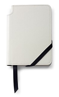 Foto 1 | Piel Sintética Blanca Clásica Rayada De Primera Calidad De Journal Cross - Venta Internacional.