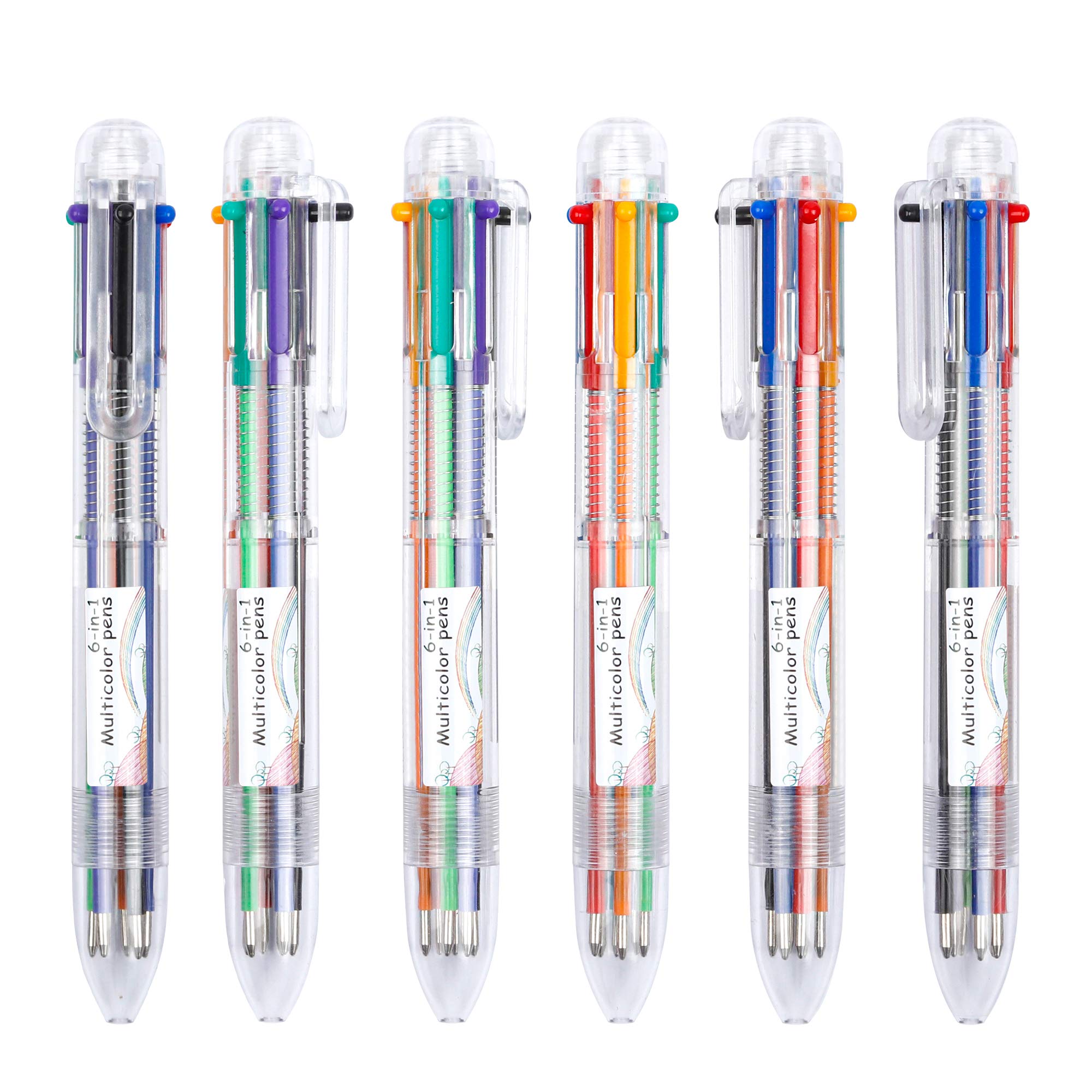 Foto 1 | Bolígrafos Multicolores 6 en 1 Shuttle Art 0,7 mm 23 Unidades - Venta Internacional