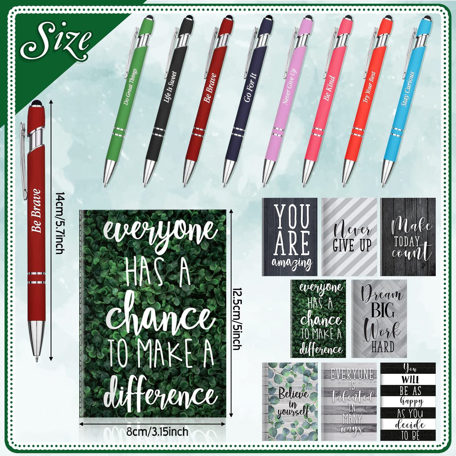 Foto 3 pulgar | Set De Regalo Funrous con Bolígrafos y Cuadernos 32 Unidades- Venta Internacional